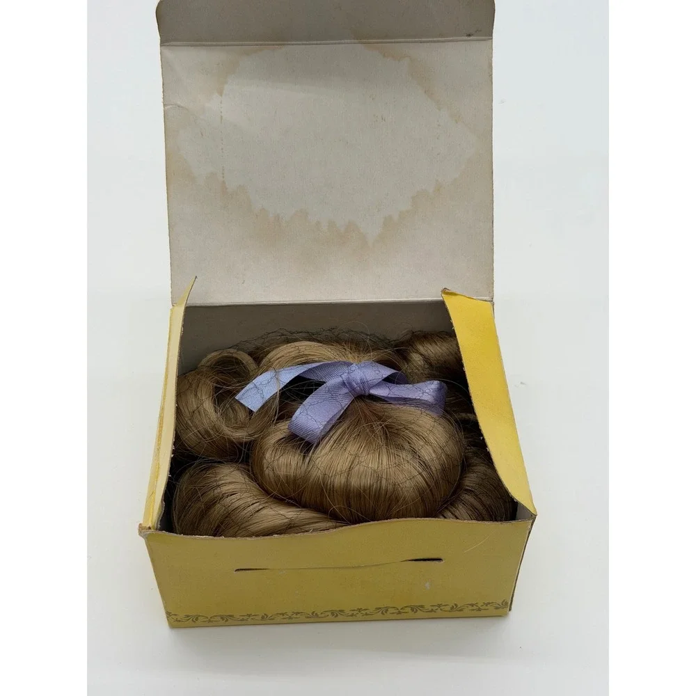 Kemper Originals Renee Doll Wig Blonde Size 10-11 Modacrylic Vintage Korea Boxed